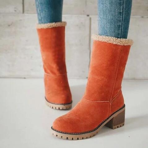Mid-Calf Women’s Winter Boots – Perfect for Cold Weather