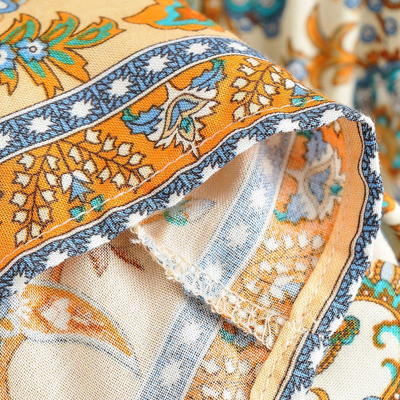 Romantic Lace-Up Floral Dresses