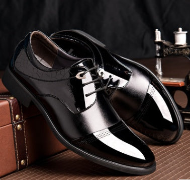 spring new men's business dress  fashion lace men's shoes