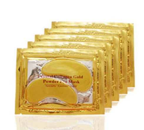 “GoldGlow Collagen Crystal Eye Patches — Luxurious Anti-Aging Under-Eye Care”