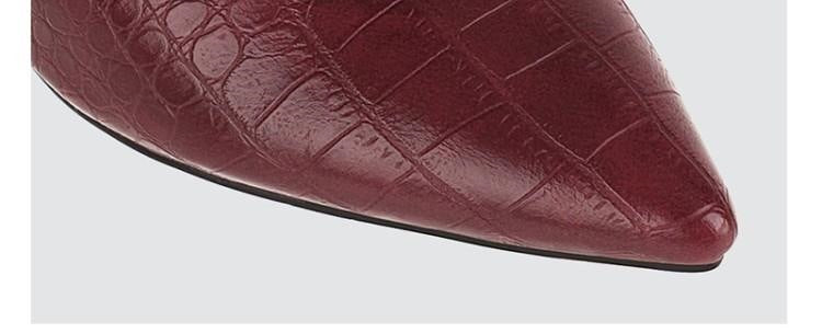 Pointed Super High Heel Thick  Boots