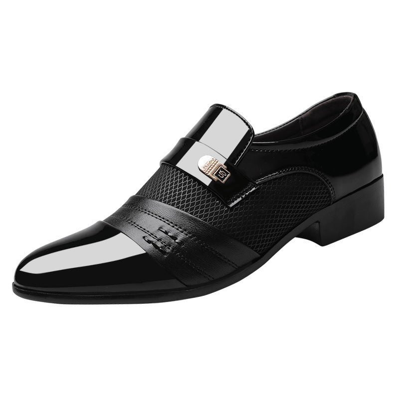 Men's leather casual shoes