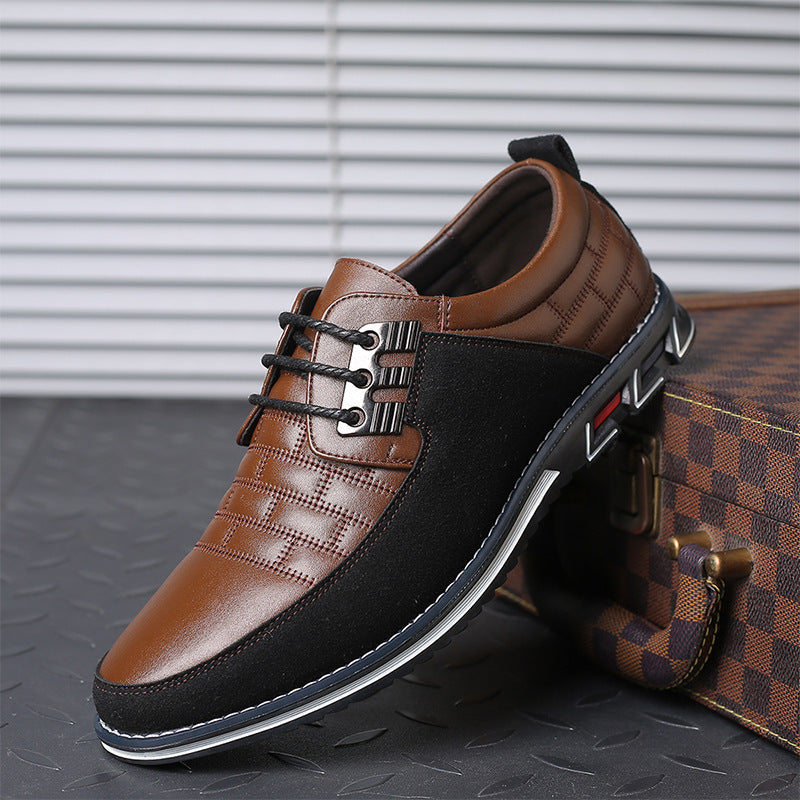 Casual Leather Men's British Shoes