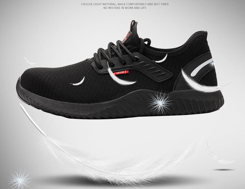 “AirGuard Breathable Safety Shoes – Anti-Smash Work Boots”