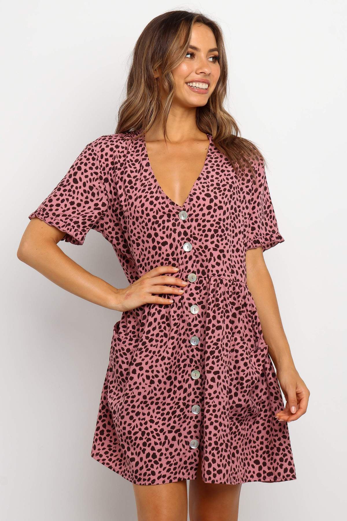 Delicate Dots – Women’s Summer Mini Dress for Effortless Style