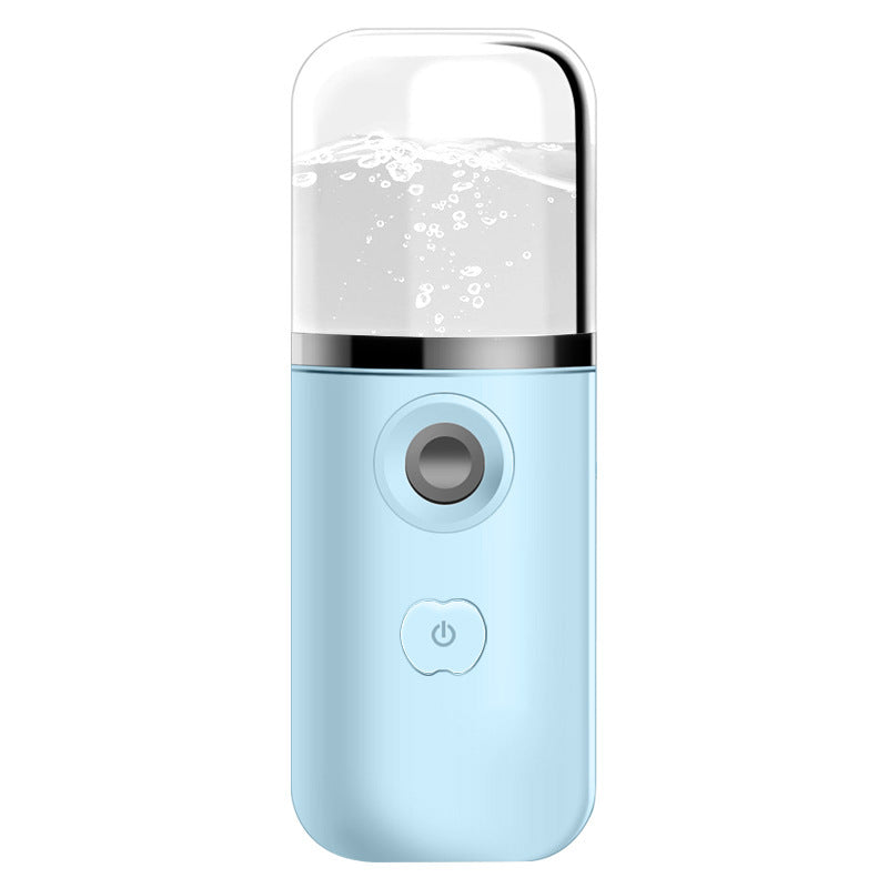 “HydraCloud Mini Facial Mist Device — Cool, Renew & Radiate”