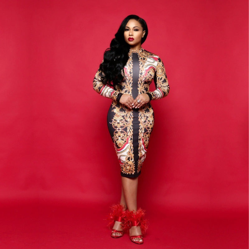 Timeless African Beauty – Ready-to-Wear Printed Dresses for Women