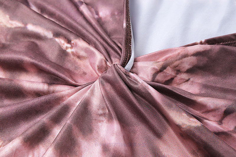 Serpentine Chic – Sexy Backless Sling Halter Dress for Women