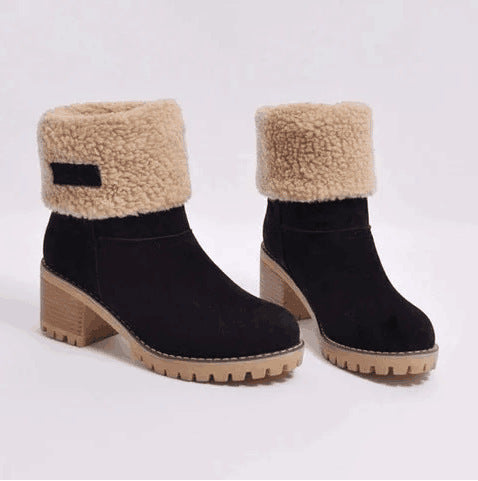 Mid-Calf Women’s Winter Boots – Perfect for Cold Weather