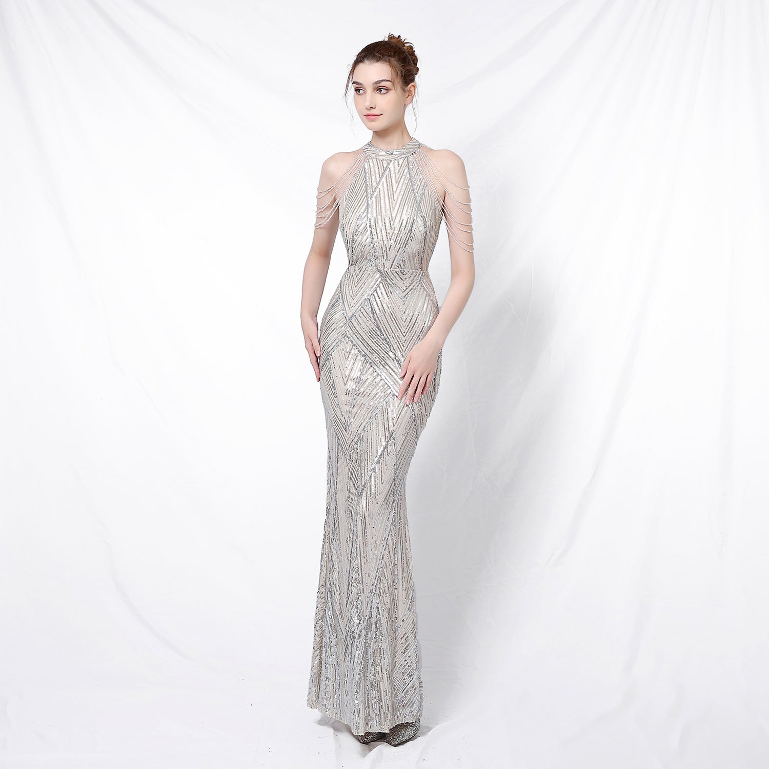 Backless Evening Dress