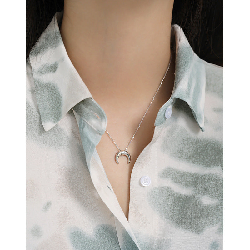 The Luna Necklace – 925 Sterling Silver Korean Design
