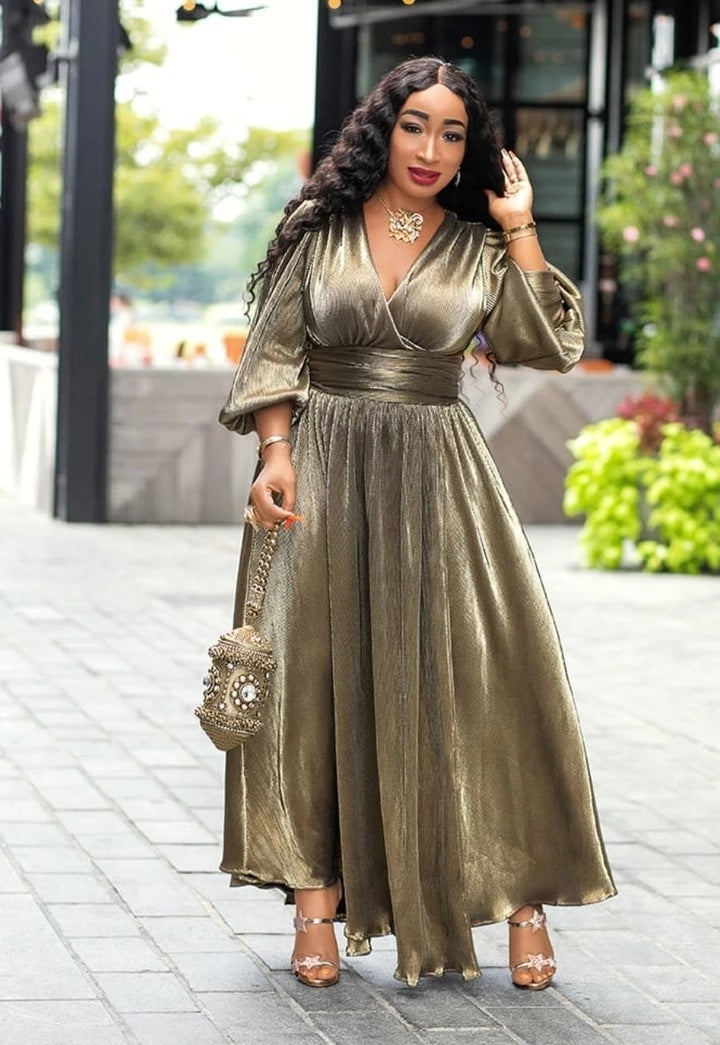 Fashionable Women’s Plus-Size Summer to Autumn Dresses