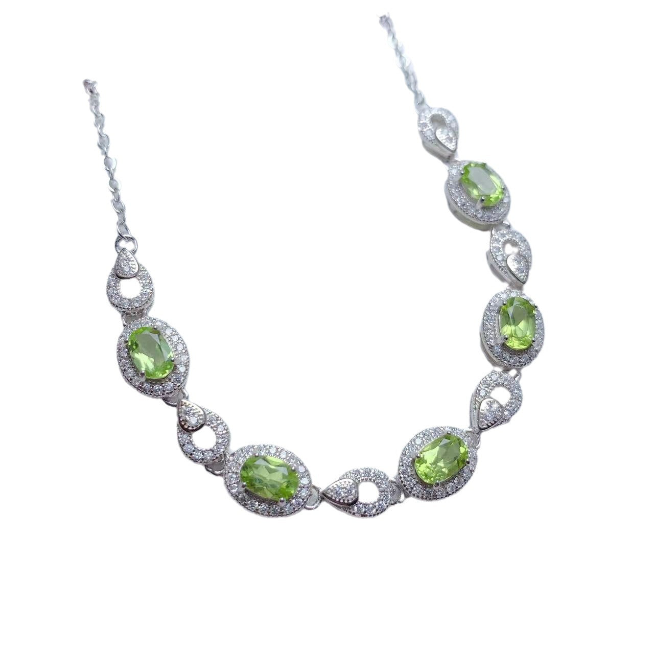 Natural Olivine Bracelet