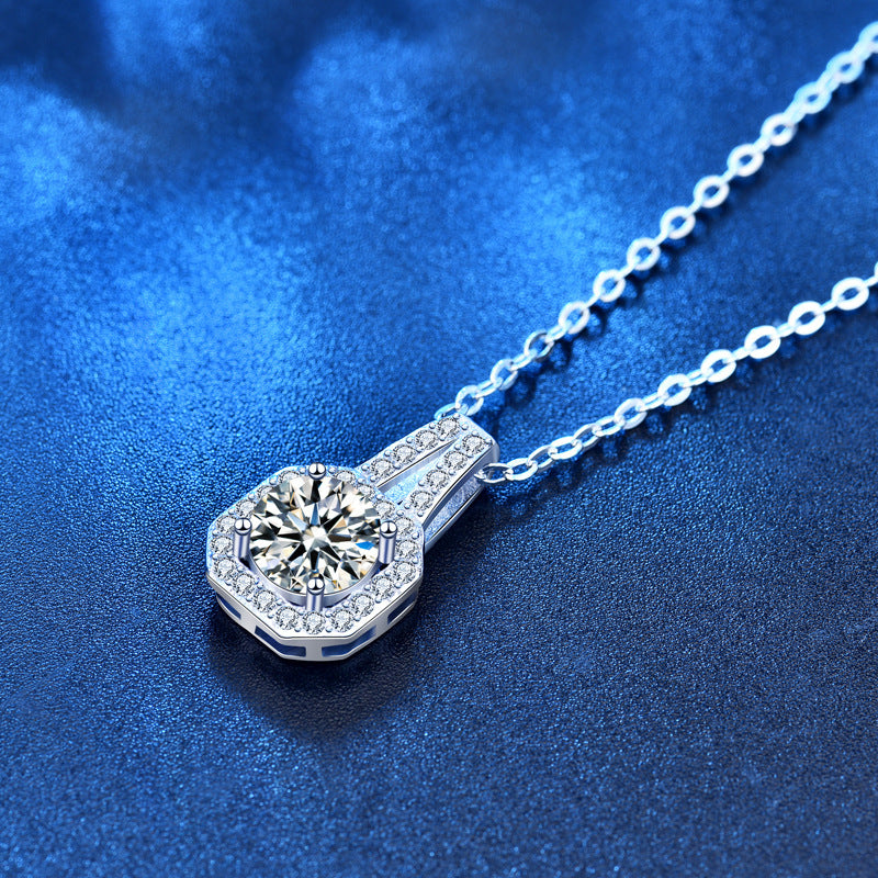Moissanite Princess Necklace