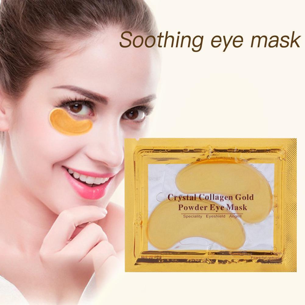“GoldGlow Collagen Crystal Eye Patches — Luxurious Anti-Aging Under-Eye Care”