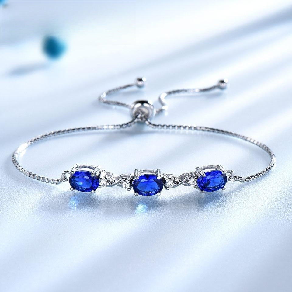 Blue Wave Nano Tanzanite Bracelet