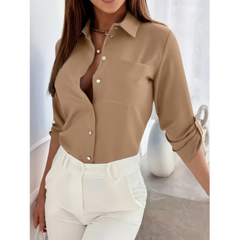 Long Sleeve Tops Elegant Dressy Blouses Business Casual Outfits