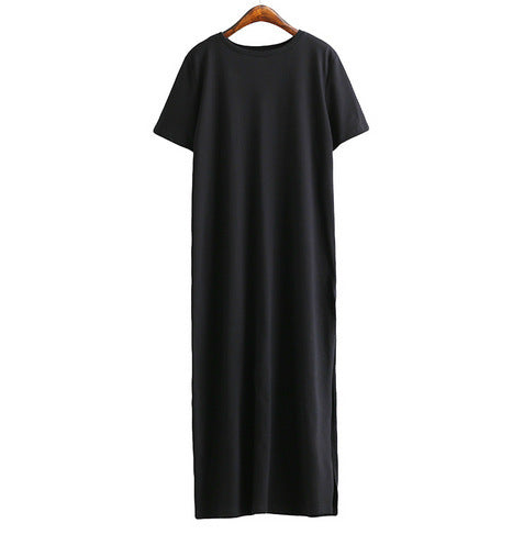 Women’s Long Black Dress — Chic Casual Style