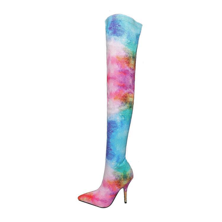 Over-the-knee Boots Elastic Boots