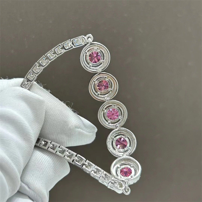 Moissanite Bracelet Women's Full Diamond