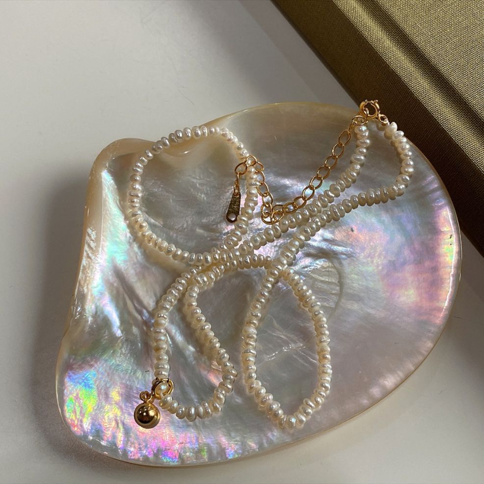 Natural Pearl Flower Bracelet Handmade