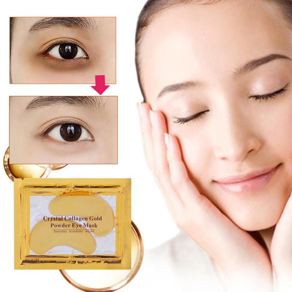 “GoldGlow Collagen Crystal Eye Patches — Luxurious Anti-Aging Under-Eye Care”
