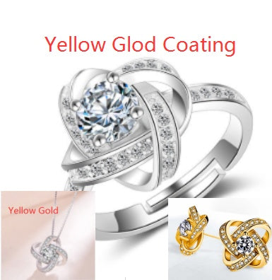 Forever Heart S925 Silver Necklace for Women – AAA Zircon Pendant Jewelry Gift