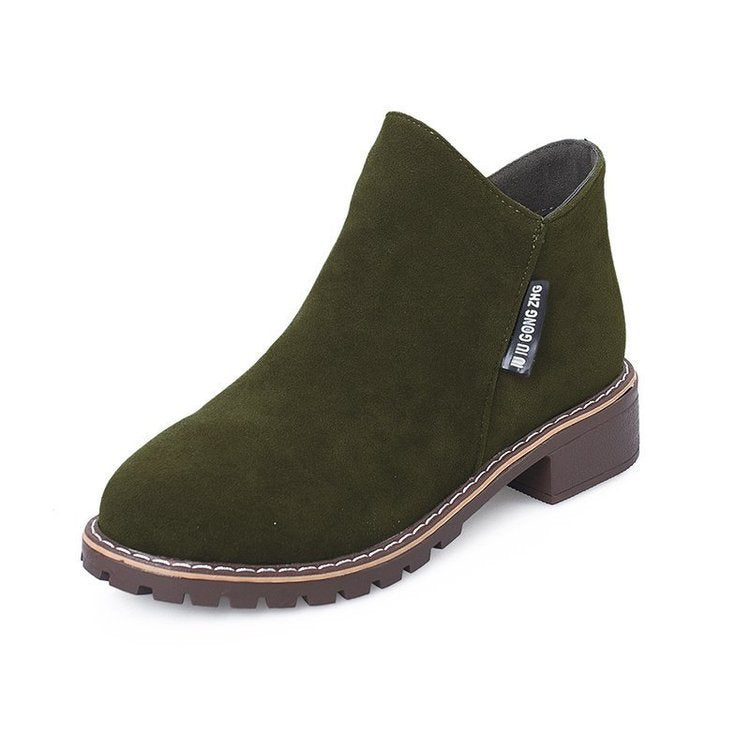 Low Square Heel Boots