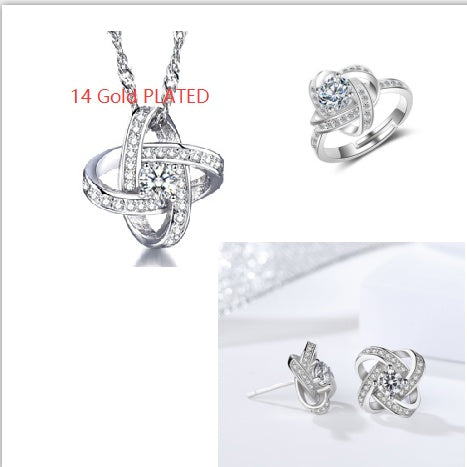 Forever Heart S925 Silver Necklace for Women – AAA Zircon Pendant Jewelry Gift