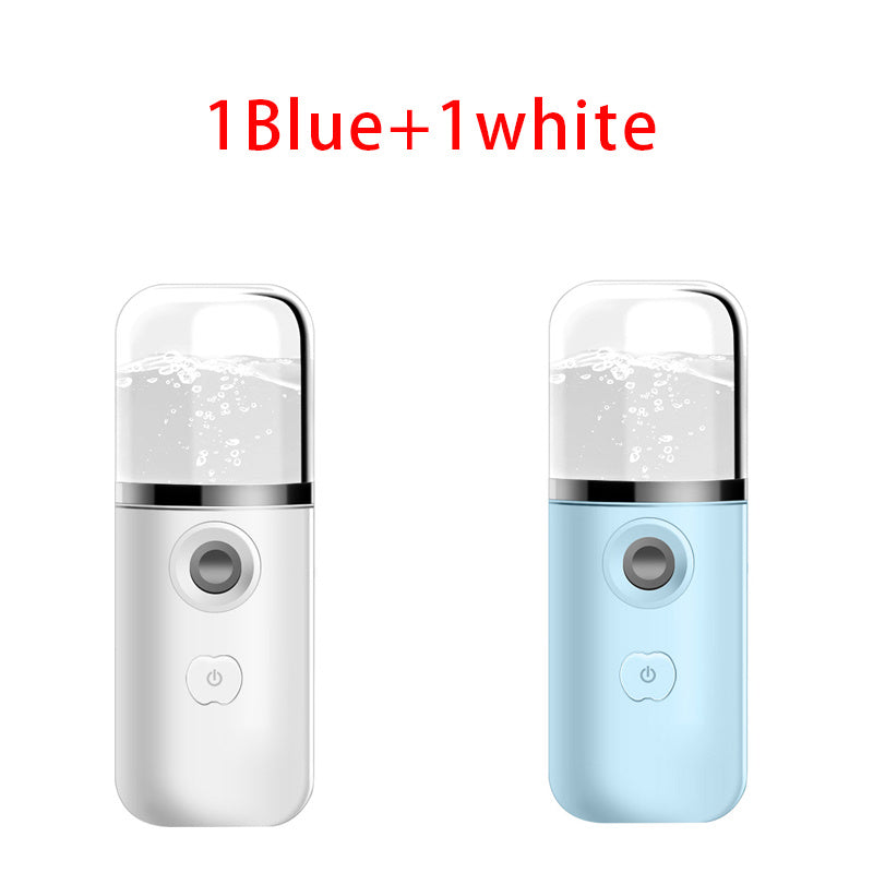 “HydraCloud Mini Facial Mist Device — Cool, Renew & Radiate”