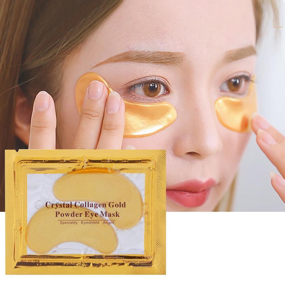 “GoldGlow Collagen Crystal Eye Patches — Luxurious Anti-Aging Under-Eye Care”