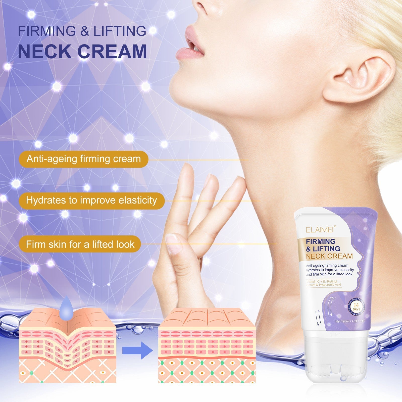 “NeckRadiance Firming & Whitening Neck Cream — Lift & Renew”