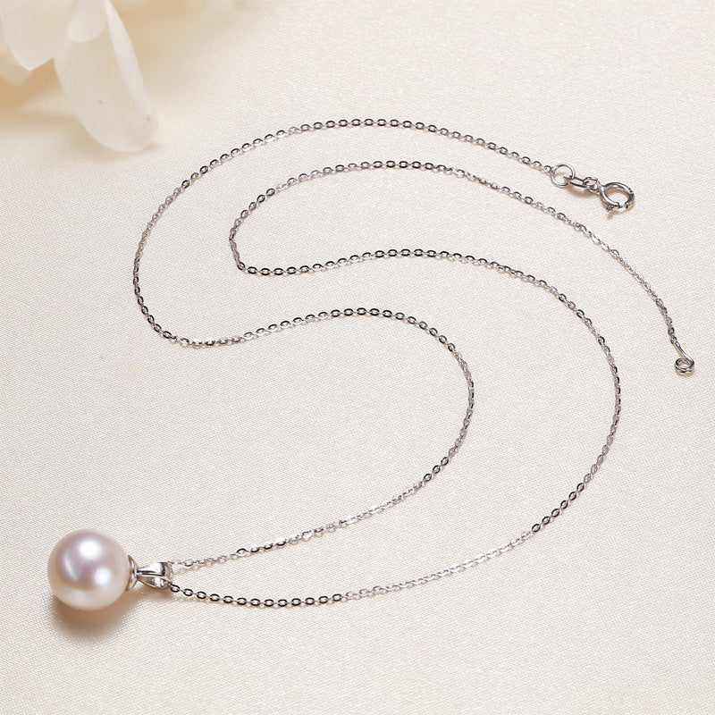 Silver Freshwater Pearl Necklace