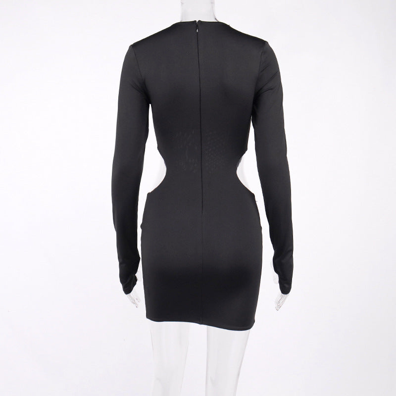 Fashionable Hollow-Out Waist Hip Skirt for Women