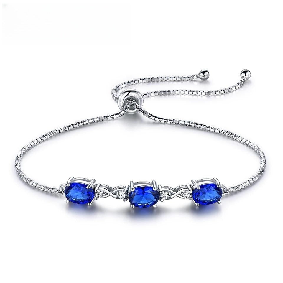 Blue Wave Nano Tanzanite Bracelet