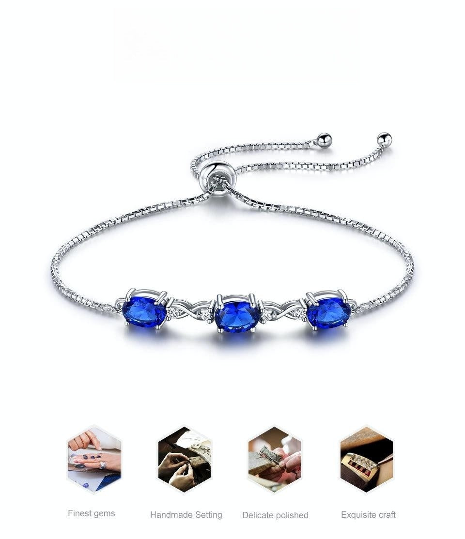 Blue Wave Nano Tanzanite Bracelet