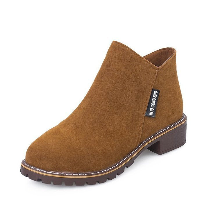 Low Square Heel Boots