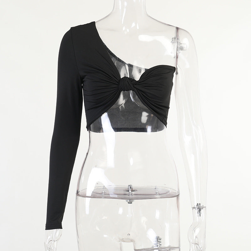 Women's Summer Off Shoulder Vest Twisted Top