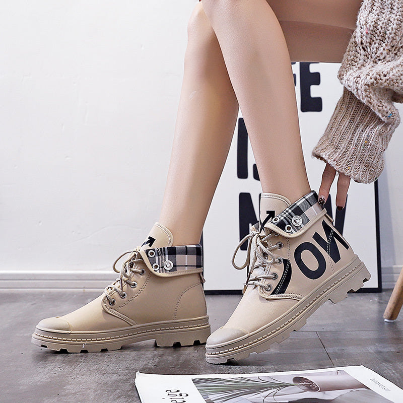 New Versatile High-Top Canvas Boots for Women