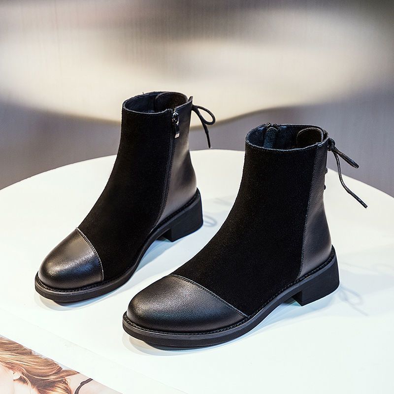 Effortless Elegance: Soft Leather Martin Boots for Women