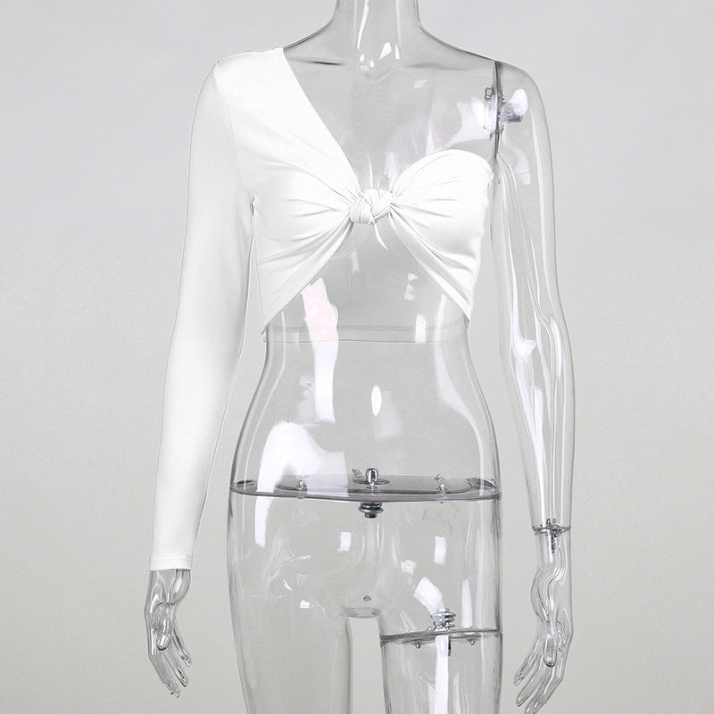 Women's Summer Off Shoulder Vest Twisted Top