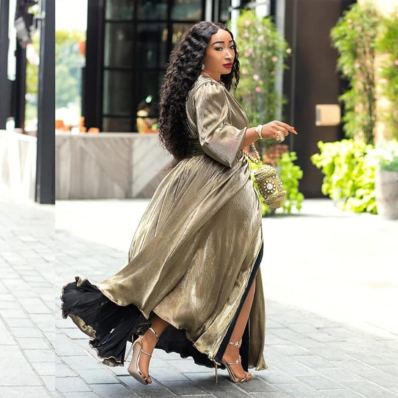 Fashionable Women’s Plus-Size Summer to Autumn Dresses