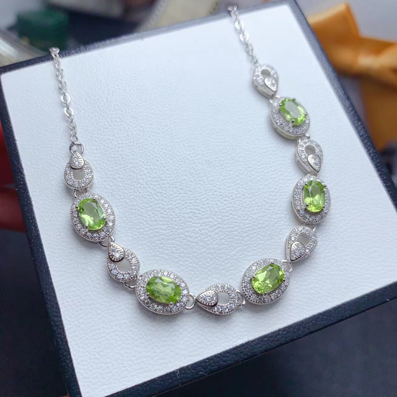 Natural Olivine Bracelet