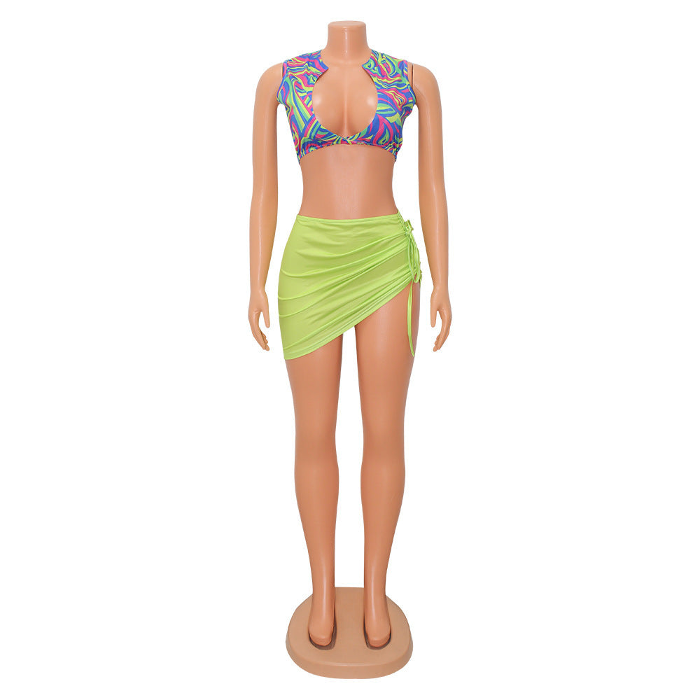 Two Piece Irregular Skirt