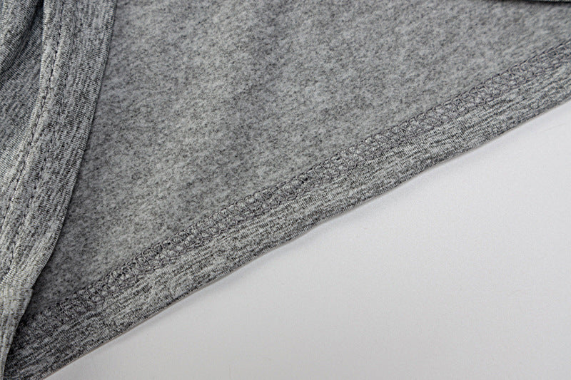 Long Sleeve V Neck Cropped Navel T-Shirt