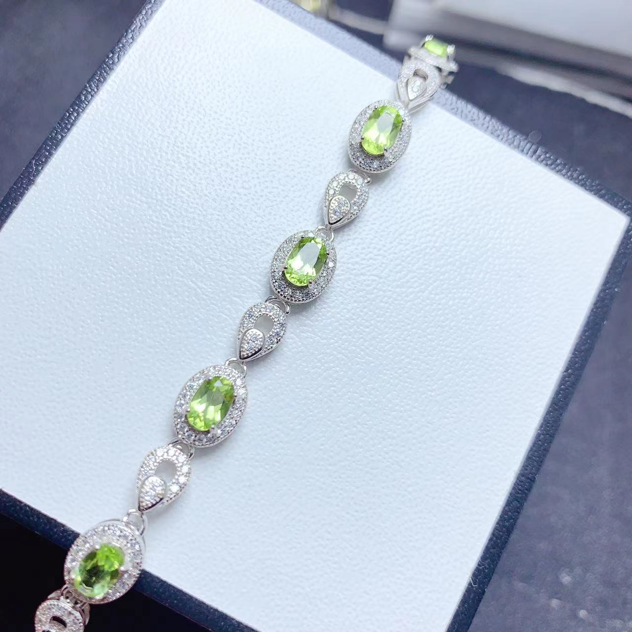 Natural Olivine Bracelet