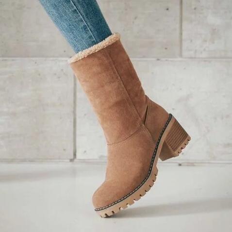 Mid-Calf Women’s Winter Boots – Perfect for Cold Weather