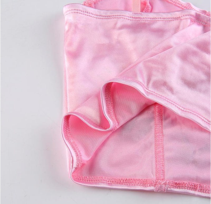 Hook Buckle Vest Butterfly Chapter Satin Chest Camisole Women