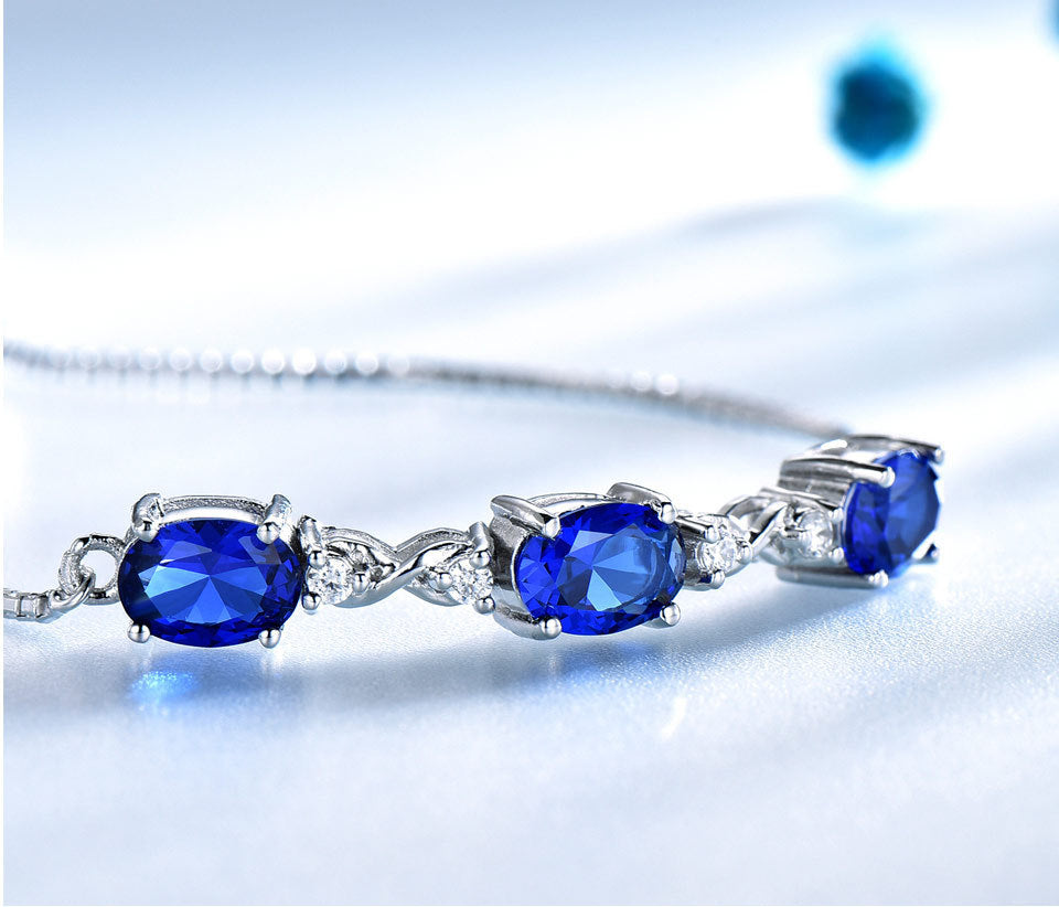 Blue Wave Nano Tanzanite Bracelet