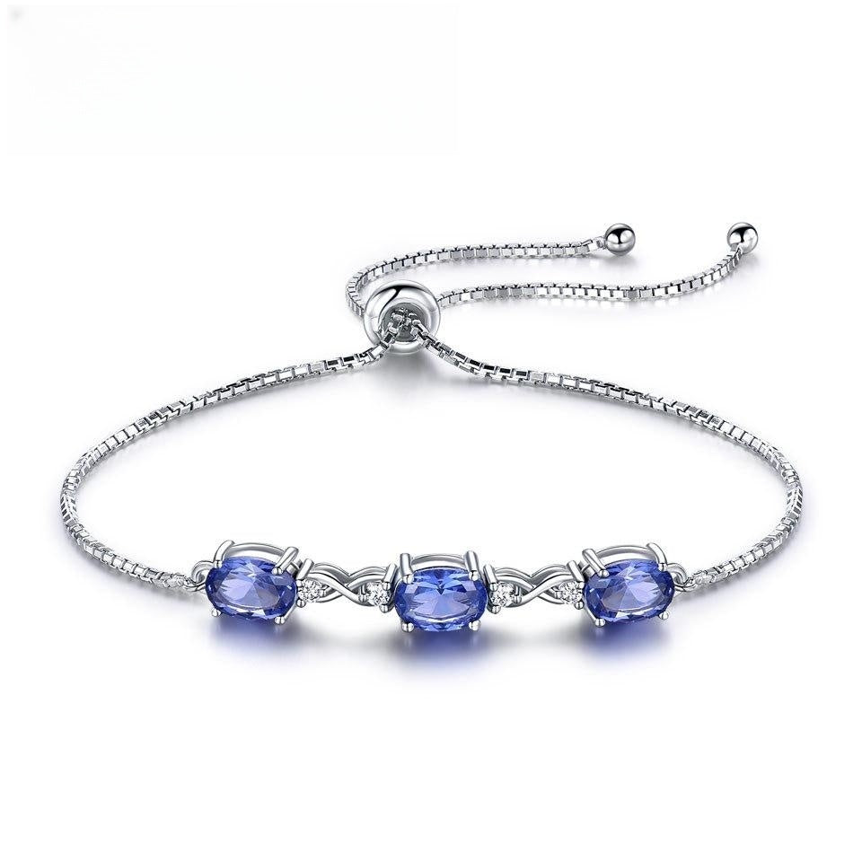 Blue Wave Nano Tanzanite Bracelet